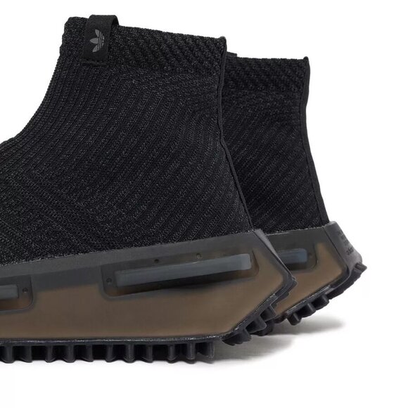 NWT ADIDAS ORIGINALS Women's NMD_S1 Sock Sneaker Black Carbon 7M - Picture 4 of 8